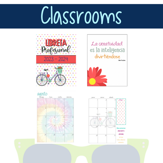 Hippie Digital Classroom Decor