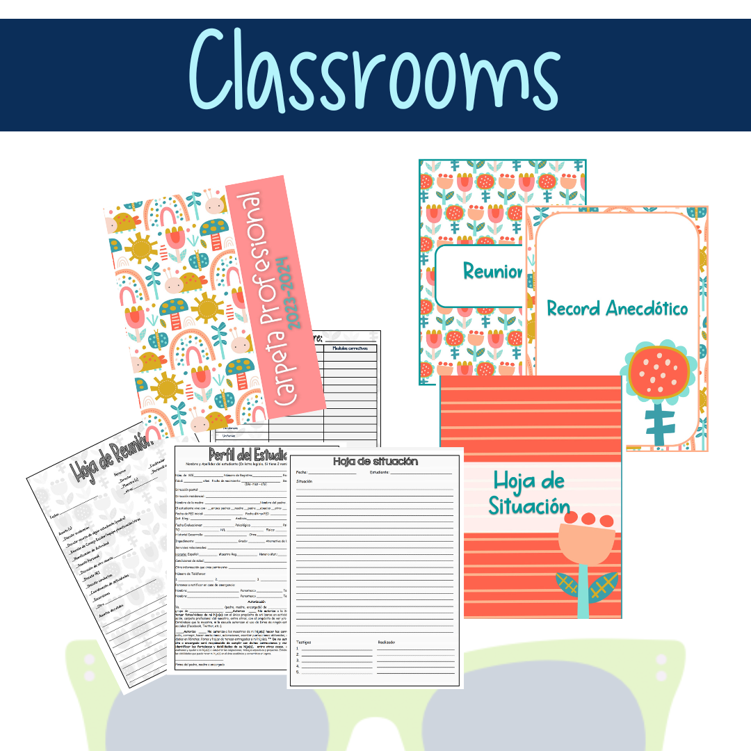 Nature Colorful Digital Classrooms Decor