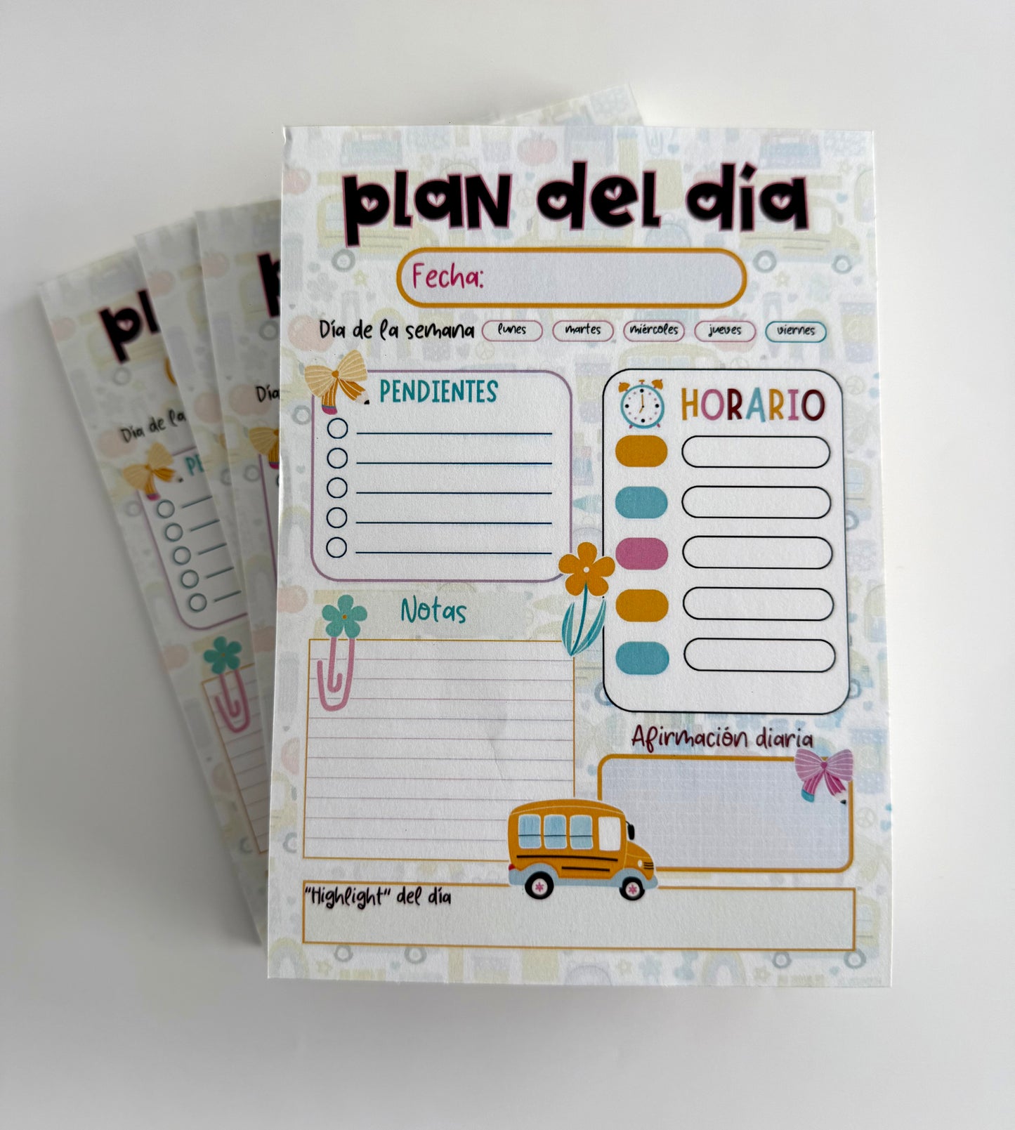 School Coquette NotePad