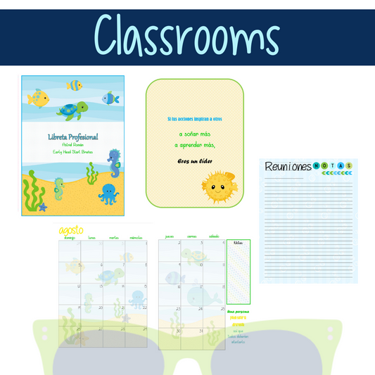 Under the Sea Digital Classroom Decor