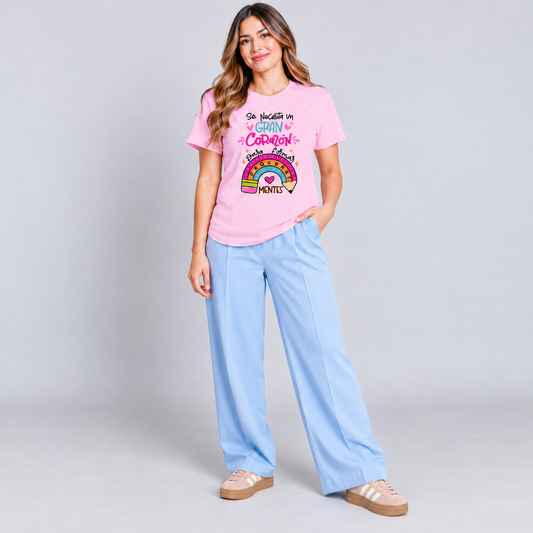 Gran Corazón con pantalón y tenis, foto de conjunto